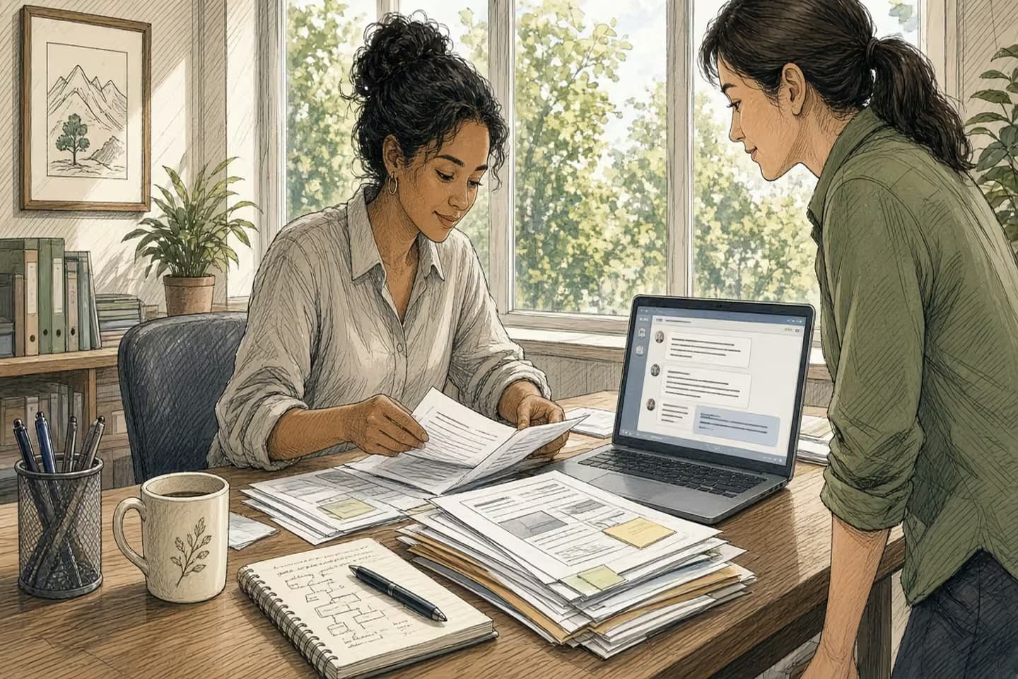 Editorial illustration for Field Note: A stuck agent needs a packet, not a ping.