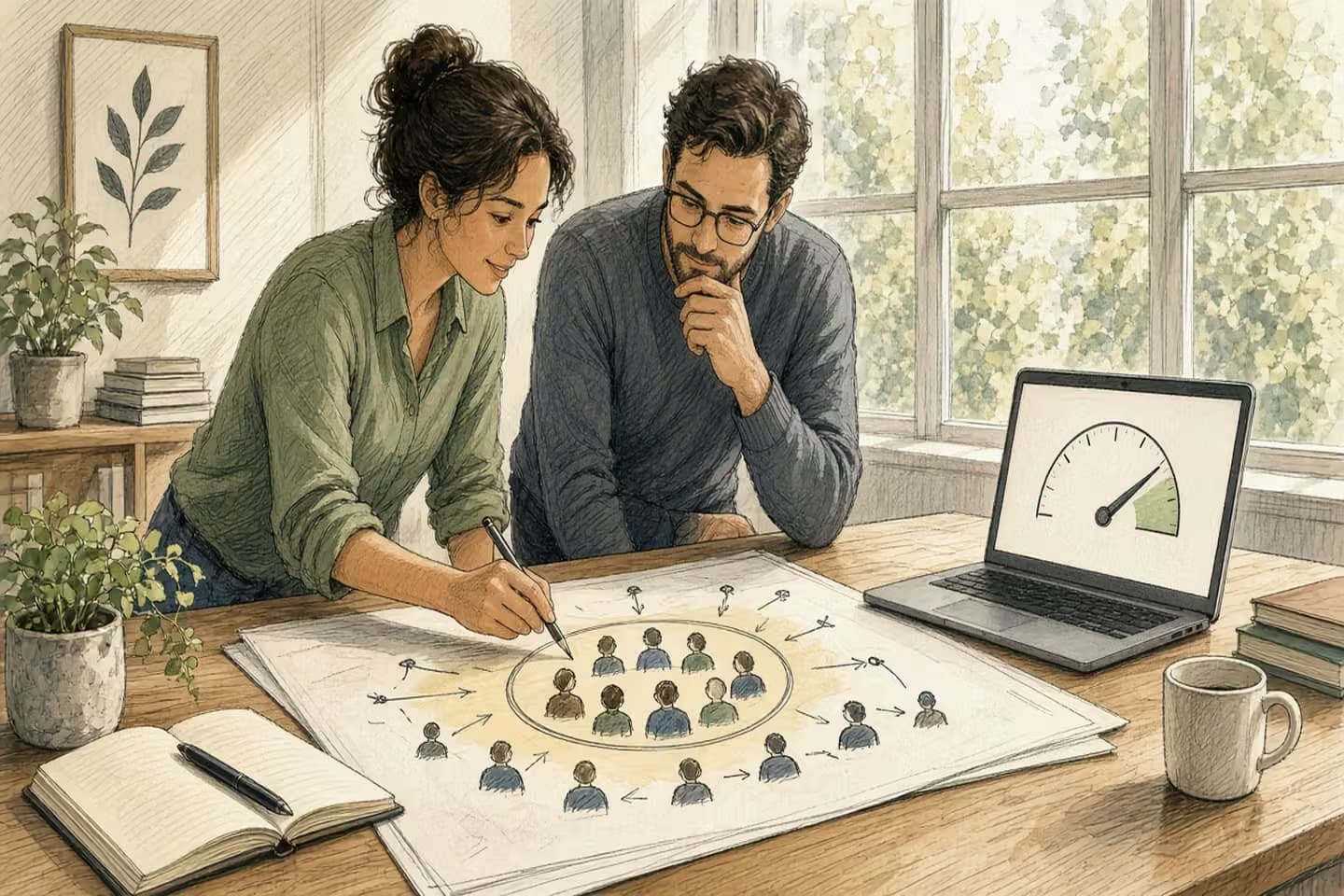 Editorial illustration for Field Note: Name the canary before you raise the share.